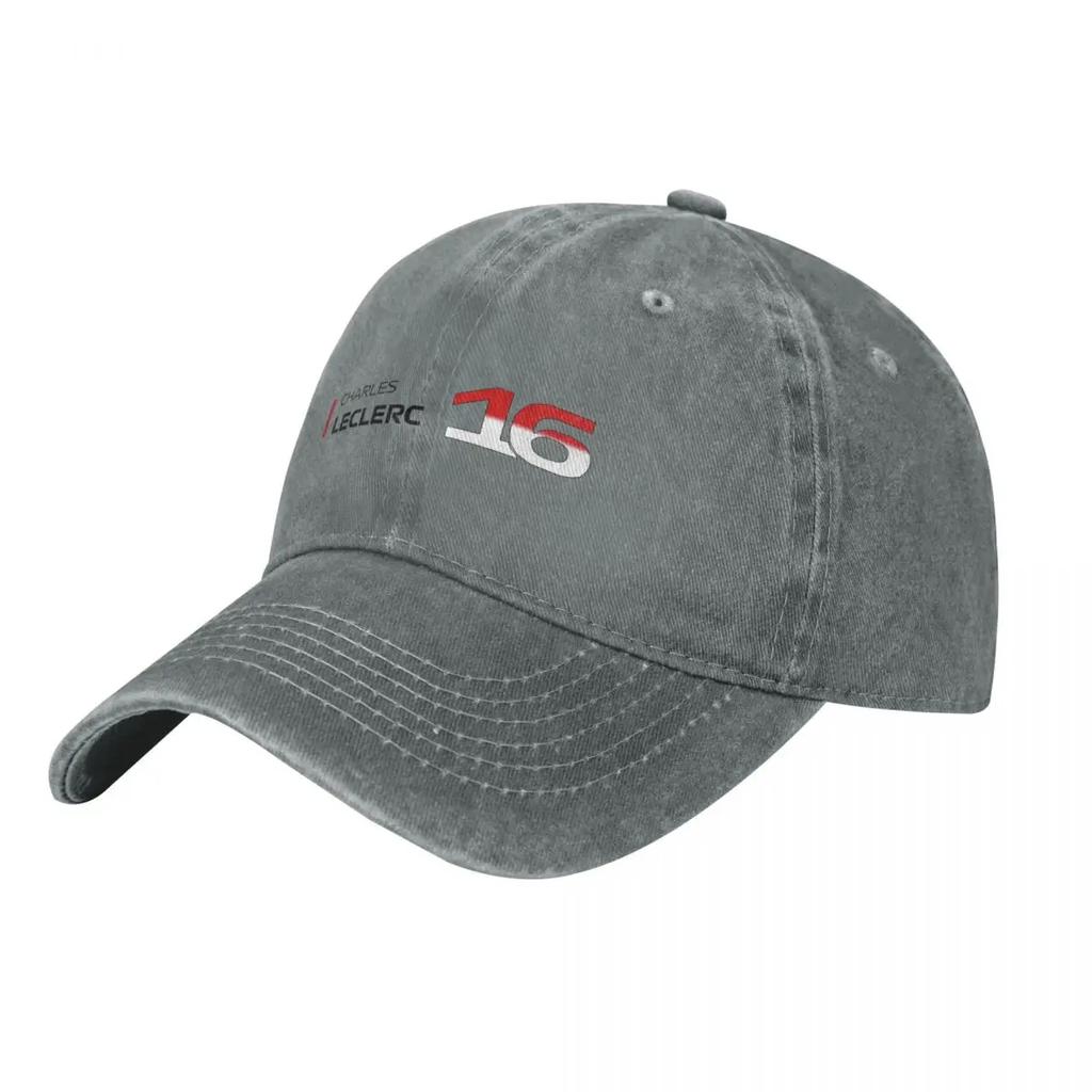 Charles Leclerc F Baseball Caps Fashion Denim Hats Outdoor Adjustable Casquette Sports Baseball Cowboy Hat for Unisex