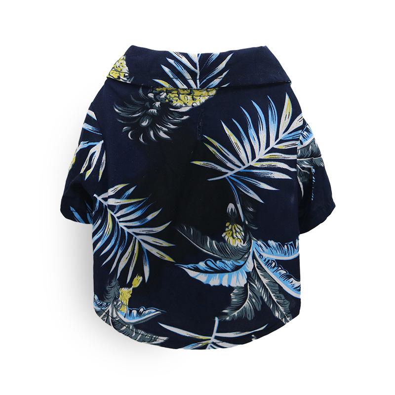 Hawaiian Style Summer Pet Shirt for Small To Medium Cats & Dogs: Pomeranian, Bichon, Teddy, Garfield, British Shorthair
