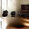 Lovely Kitten Desktop Ornaments - 1/6Pcs Black Cat Cartoon Miniature Figurines