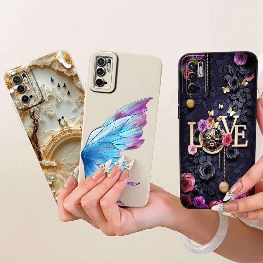 For Xiaomi Poco M3 Pro 5G Case PocoM3Pro 5G Cover Rabbit Silicone Soft Back Case For Poco M 3Pro 5G Phone Case Protective Shell