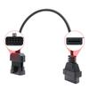 1Pcs 10 Pin to OBD2 16 Pin Adaptor Cable For old Vauxhall / Opel car 1988-1996