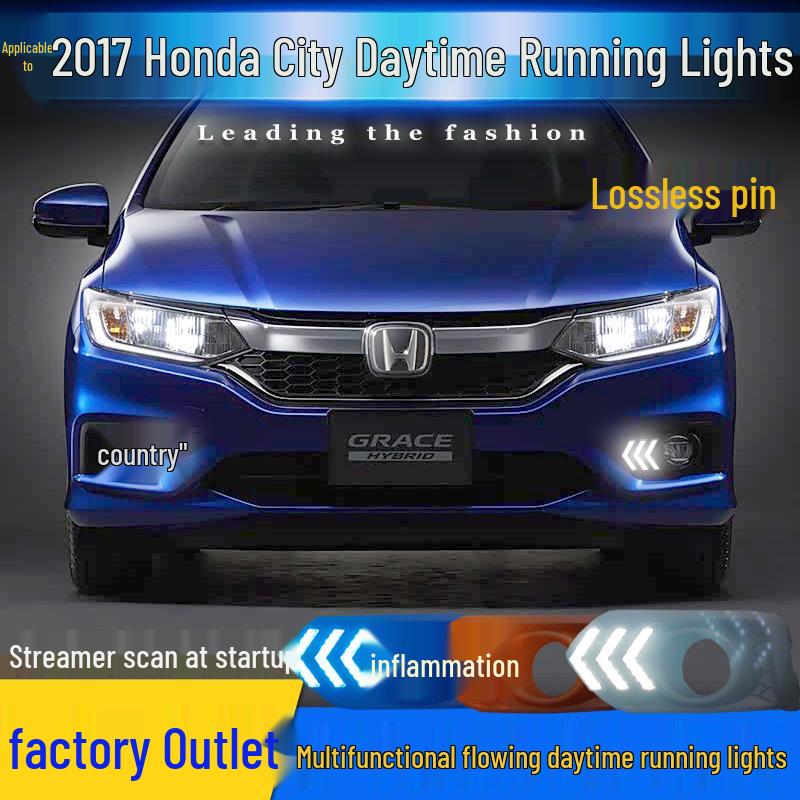 2017 Honda City Overseas LED Daytime Running Lights