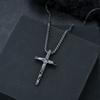 Kreuzkette Herren Titanstahl Nicht Verblassend Hochwertiges Gefühl Vielseitiges Persönlichkeitsdesign Sommer Accessoires Damen Trend Einfacher Schmuck