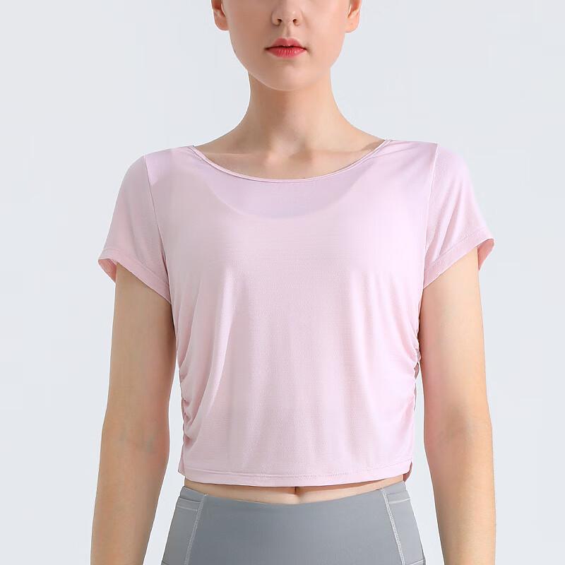 Women s Cool-Touch Yoga Short Sleeve Top L