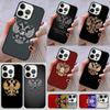 Russia Flag National Emblem Phone Case Cover For iPhone 17 Air 14 13 15 16 16e Pro Max Coque 12 11 Pro Max For Apple PLUS