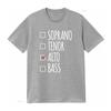 Choir Singing Singer T Shirt for Church Member Soprano Tenor Alto Bass Lover Music  Vintage Washed Versatile Comfortable