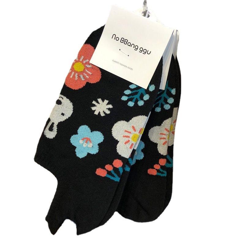 1 пара дышащих и впитывающих пот женских носков на осень и зиму. Модные и универсальные — фото 3