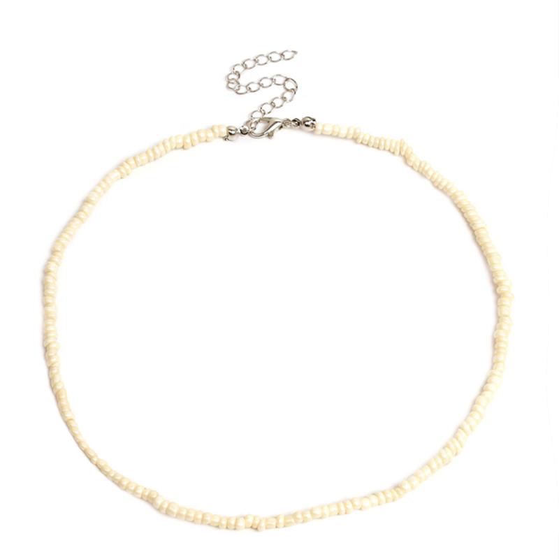 Bohemian Handmade Rainbow Beads Choker Necklace Candy Color Bead Women Jewelry