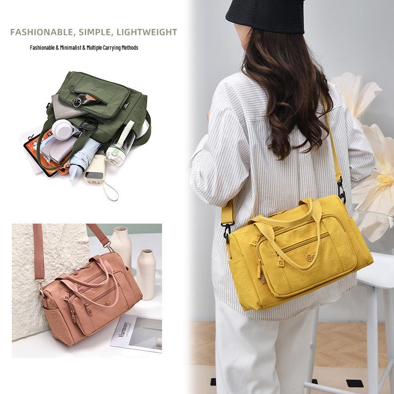 2026 Women's Versatile Lightweight Nylon Crossbody Bag - Wear-Resistant, Large Capacity for Casual Travel