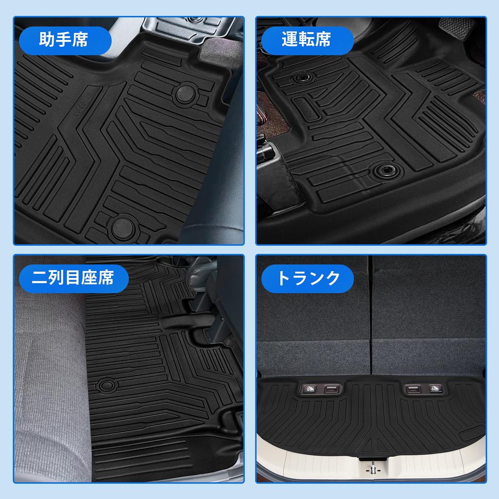 Honda New JF3 JF4 Exclusive Floor Mat Luggage Mat Specially Designed HONDA Nbox 3D 3D Mat Waterproof Car Mat TPE Material Protective Mat Stain
