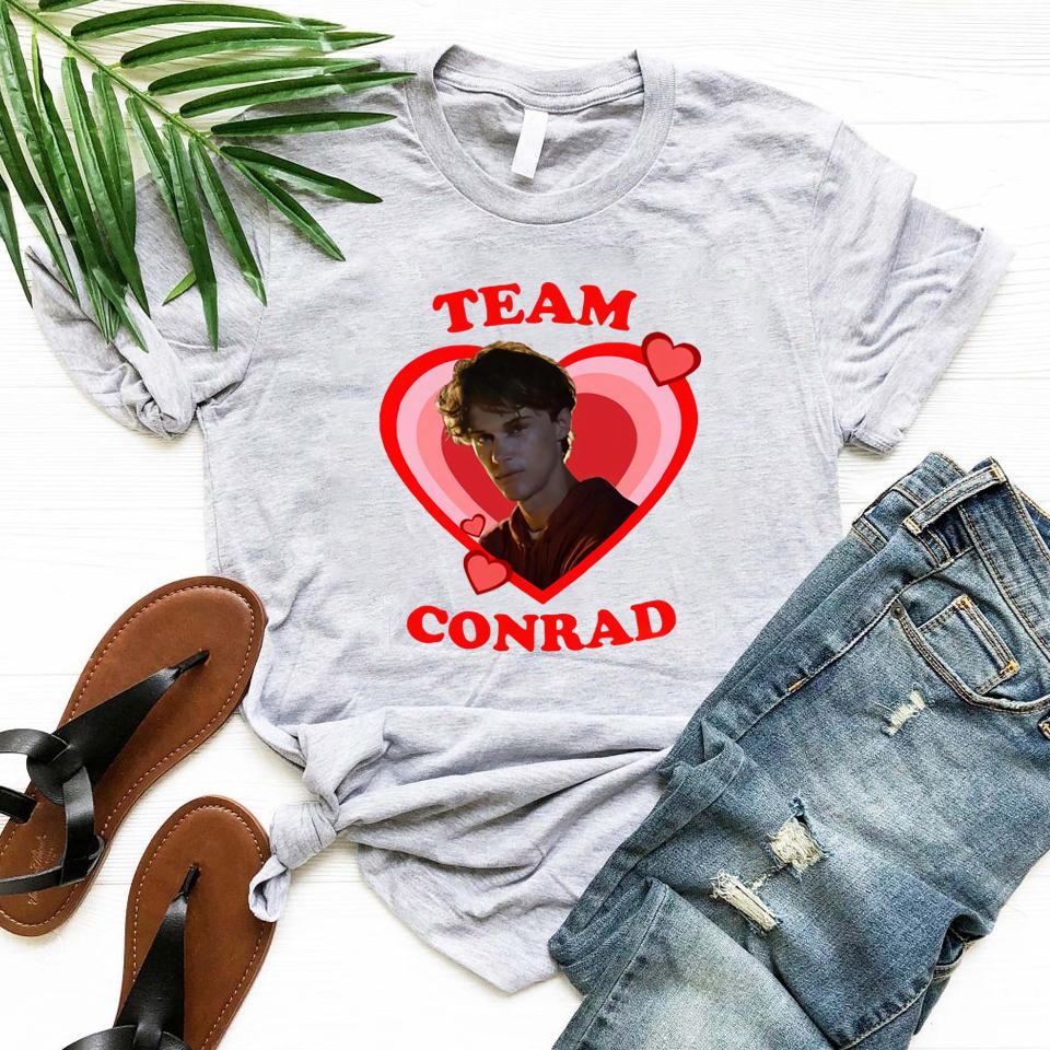 Tričko Cousin Beach Léto Stala jsem se krásnou Tým Conrad Tričko Dámské Grafická trička Krátký rukáv Tričko z televizního seriálu Ležérní top