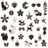 Mixed Color Cartoon Enamel Alloy Pendants for DIY Bracelets & Keychains