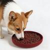 Slow Feeder Dog Bowl Silicone Dog Food Dish Puzzle Toy Slow Feeding Bowl to Prevent Gulping Choking And Bloating for Dogs And Cats