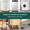 4 Stück Universelle Antivibrationspads Waschmaschine Gummi-Fußmatte Geräuscharm Kühlschrank Möbelpad Möbelheber Fußbasis
