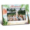 Hawaii Picture Frame 4x6, Beach Wooden Picture Frame, Travel Photo Frame, Gifts for Hawaii Trip, Holiday Gifts for Family Couple Friends Decorative