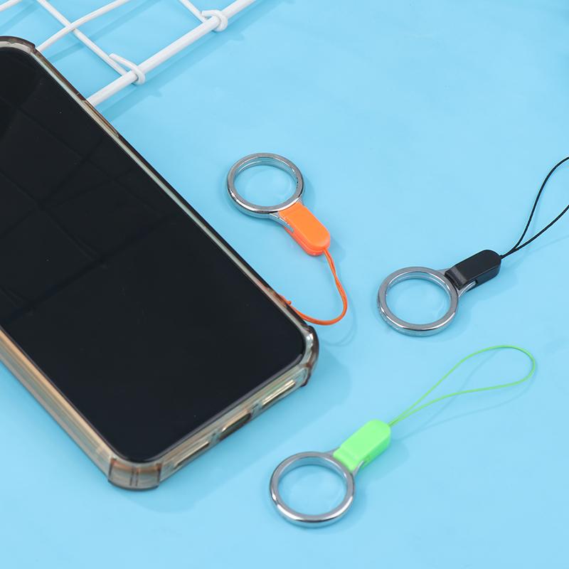 10Pcs Phone Lanyard Keychain Finger Ring Straps Keycord Rings Phone Accessories