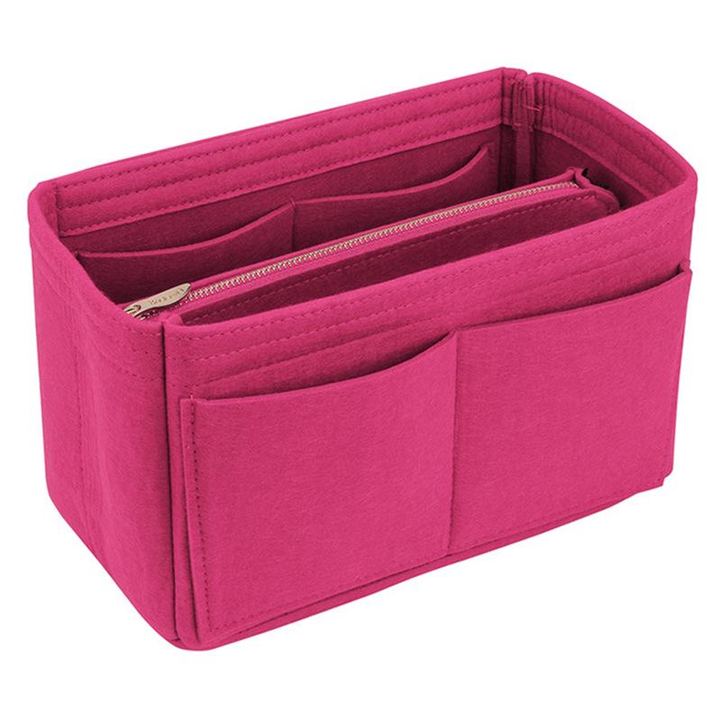 Women's Cross-Body Felt Makeup & Storage Bag