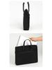 Men's Oxford Cloth A4 Zippered Document Briefcase & Tote Bag with Logo