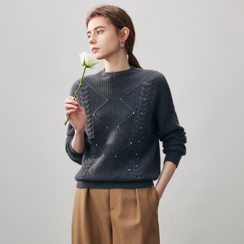 Komom Boka Women's Cable Knit Cashmere Sweater