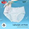 Langsha Teen Girls' Summer Antibacterial Modal Briefs 4-Pack