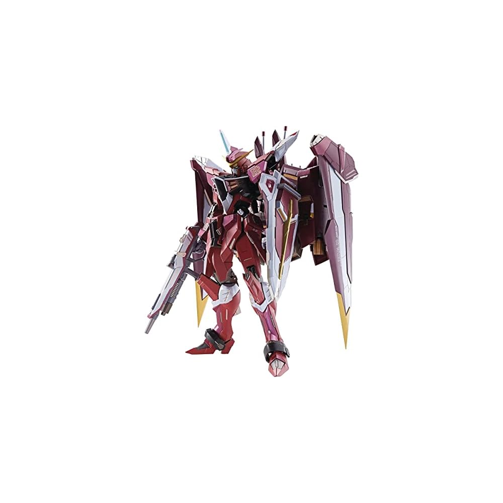 TAMASHII NATIONS Metal Build Mobile Suit Gundam SEED Justice Gundam 180mm Action Figure ABS PVC Diecast Painted