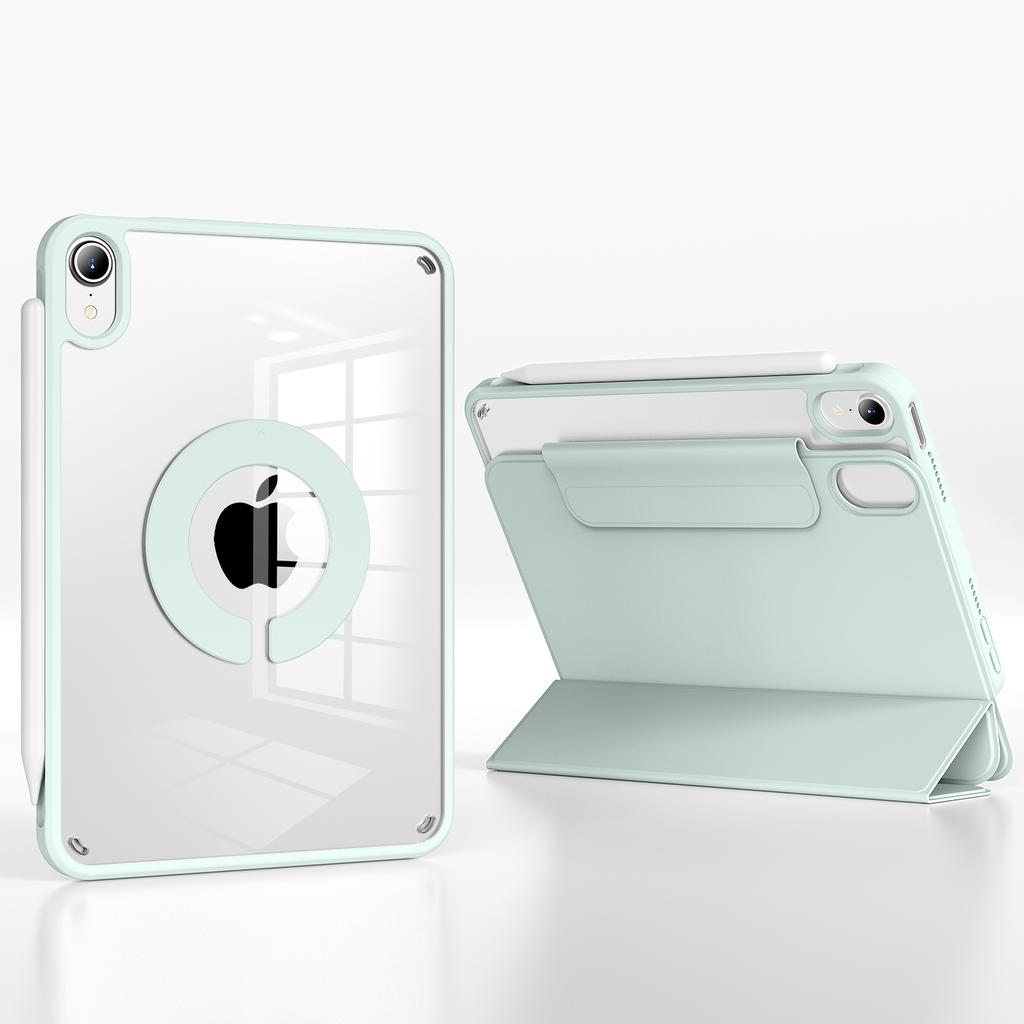 RBP For iPad Pro 11 13 inch Magnetic Case,For iPad Air 11 Air4/5 10.9 Mini6 10.2 9th 8th 7th Gen Rotate 360°Detachable Back Case