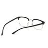 Half Frame Student Polygon Prescription Glasses For The Nearsighted Women Men Clear Lens Short-Sight Eyewear 0 -0.5 -1.0 To -6.0