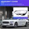 M31K-For Volvo S90 S90L 2016- Car Front Headlight Cover Headlamp Lamp Shell Mask Lampshade Lens Plexiglass Left