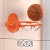 Indoor Basketball Hoop 32cm Dribbling Silent Basketball Training Hoop Noiseless Bouncing Wall-Mounted Toddler Outdoor Toys