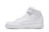 Női Sneakerek Nike Wmns Air Force 1 '07 Mid 'Triple White'