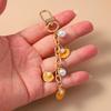 Aihua Cute Keychain Y2K Summer Beach Pearl Shell Key Chains For Women Girls Handbag Pendants Keyring Ocean Vacation Jewelry Gift