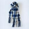 European and American mohair scarf winter thickened versatile shawl scarf wholesale fashion new plaid scarf women's winter