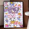 Disney Diamond Painting 5D DIY Daisy Duck Diamond Painting Art Diamond Painting Kit Adult/Beginner Gift Idea Home Decor
