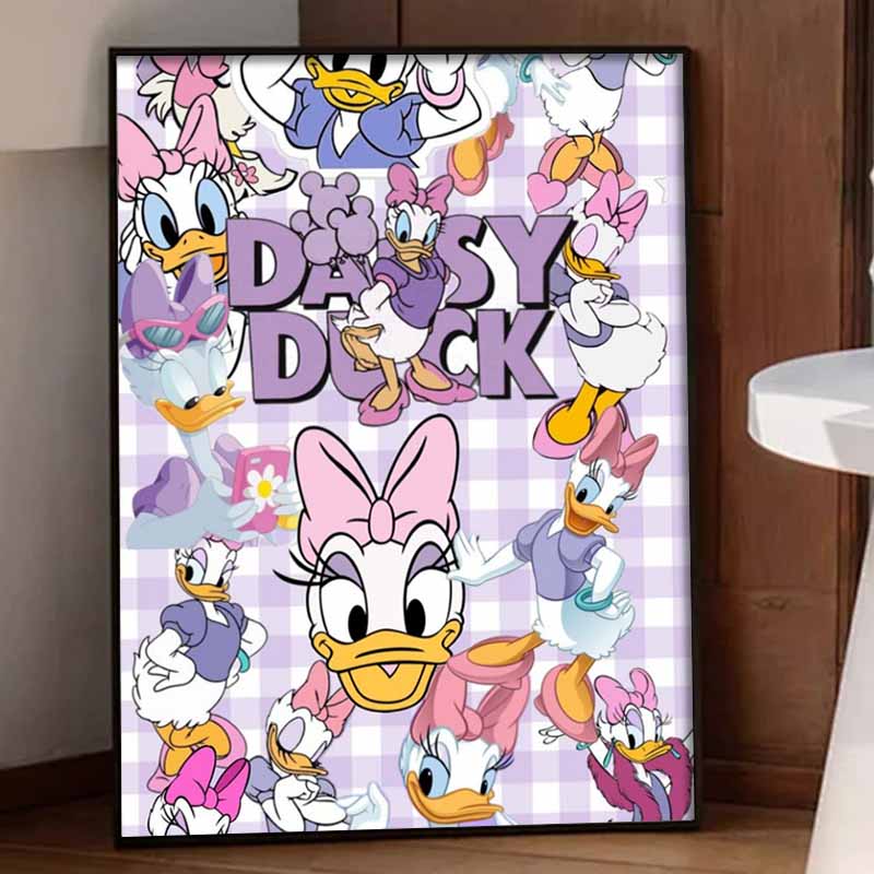 Disney Diamond Painting 5D DIY Daisy Duck Diamond Painting Art Diamond Painting Kit Adult/Beginner Gift Idea Home Decor