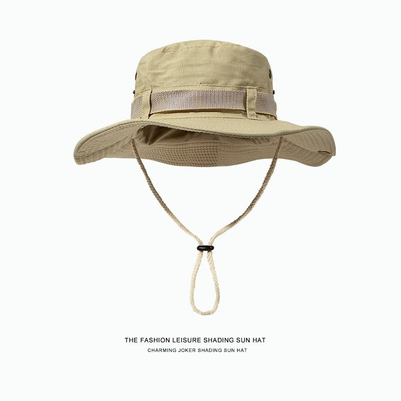 Bucket hat outdoor men's hat summer thin anti-ultraviolet women's sunshade quick-drying sunscreen breathable mountaineering hat