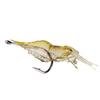 MUQZI Sports Accessory 5Pcs Fishing Lure Soft Lightweight Faux Vivid Shrimp Prawn Bait Hook Fishing Gear