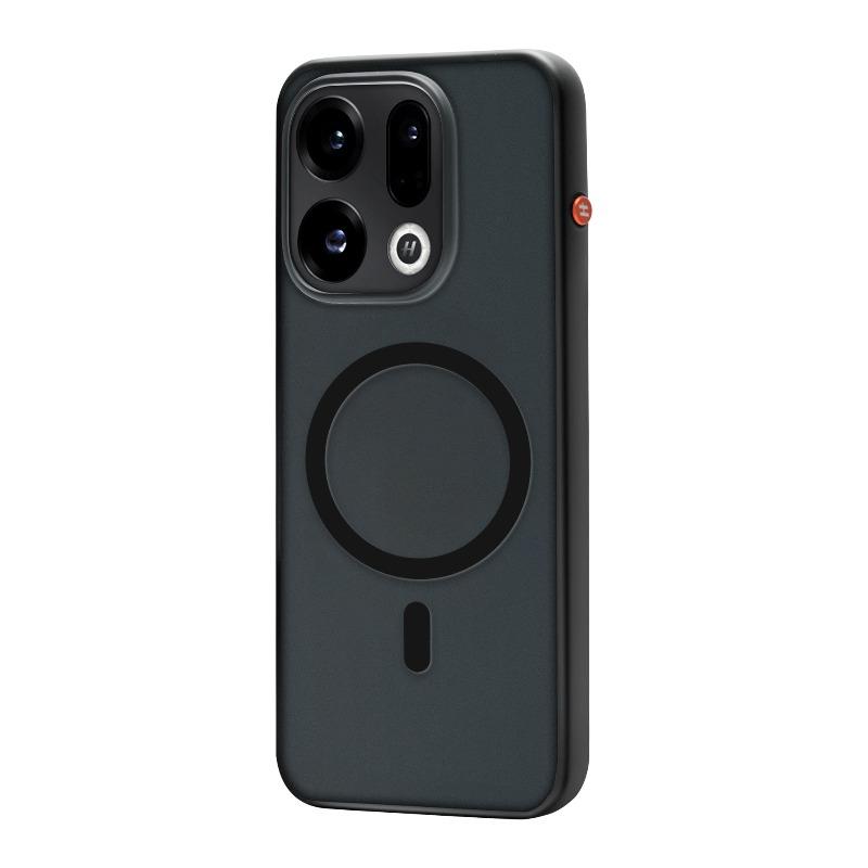 Für OPPO Find X9 Find X9S Hülle Einfach Für MagSafe Magnetisch 360° Ring Matt Transparent Acryl Hautgefühl Handyhülle