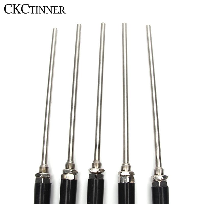 Thermocouple 200mm Thread M12 Type K PT100 Temperature Sensor Length 1/2/3/4/5M 0-600°C Probe Temperature Controller Screw Probe