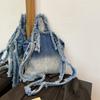 Large Capacity Denim Youth Crossbody Bags for Women  Versatile Shoulder Bags Simple Pendulous Bags  High Quality  New