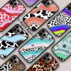 Patchwork Cheetah Cow Print Magnetic Phone Case For APPLE iPhone 17 Air 16 14 13 12 Pro Max 15 Plus Wireless MagSafe Cover