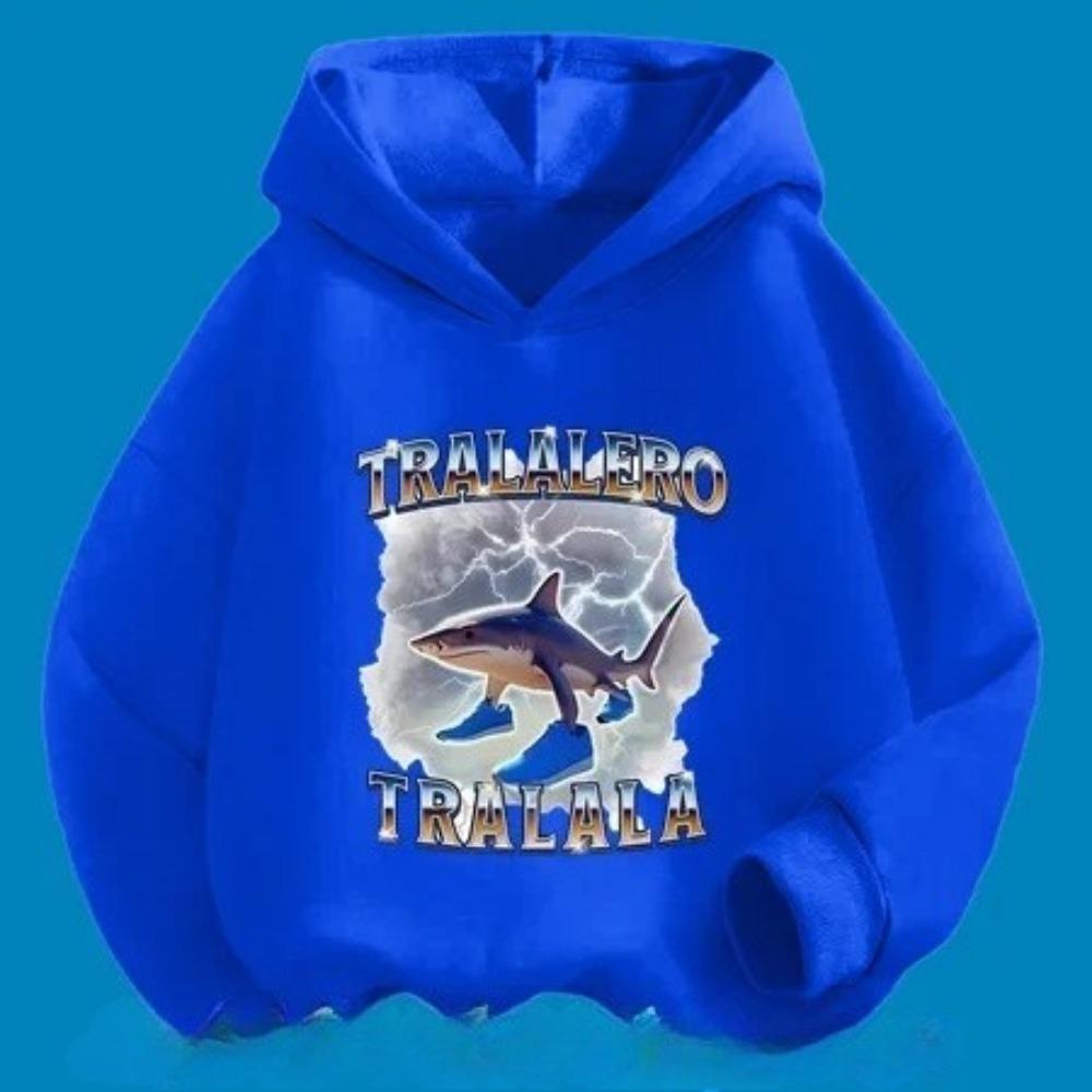 Cappuccino Printed Cartoon Children's Hoodie, Warm and Cute Hoodie for Autumn and Winter, Comfortable and Soft Top for Girl