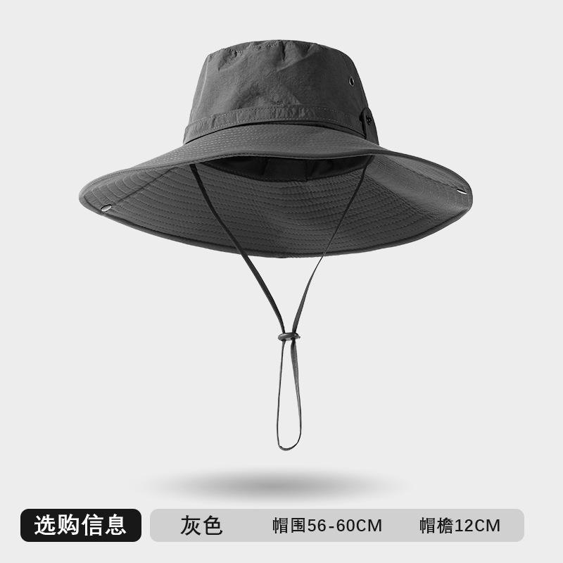 Sun Hats for Men Women Fishing Hat UPF Protection Wide Brim Bucket Hat Breathable Quick-Dry Water Rapellent Outdoor Hiking Beach Travel Summer Hats