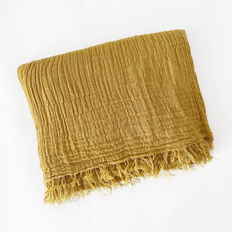 

Дизайн Осень Зима Женский Теплый Шарф Простой Однотонный Обычный Лен Хлопок Мусульманские Шали Косынка Накидка Голова Волосы Пашмина Столы 80x190cm