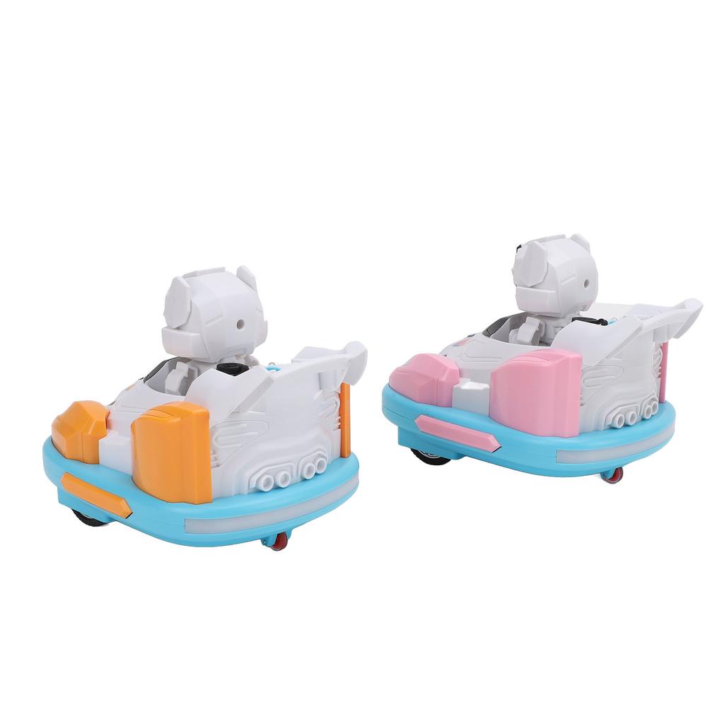 Remote Control Bumper Car with Spray Mist Light Robot 2.4GHz Parent Child Toy Drift RC Battle Race