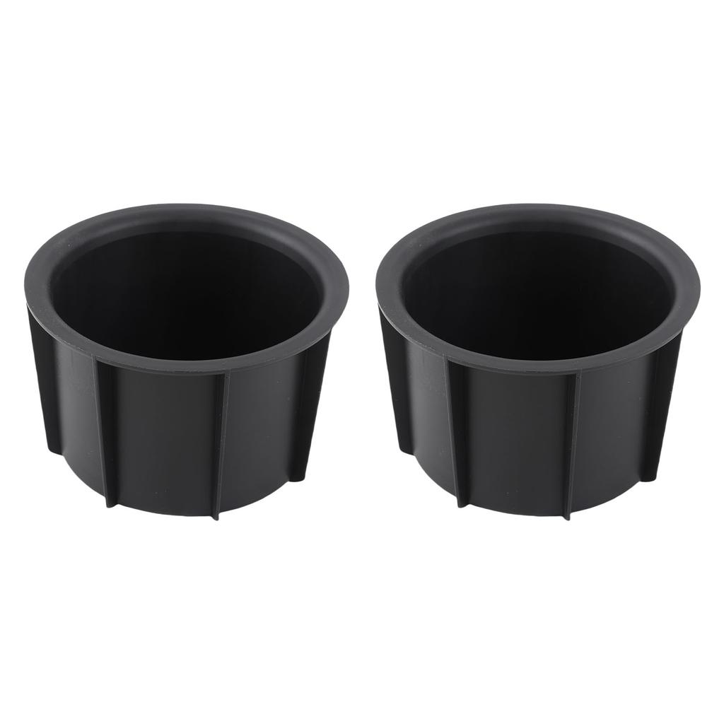 2Pcs Center Console Cup Holder Insert ABS 55616‑35010 Replacement for FJ Cruiser 2007‑2014