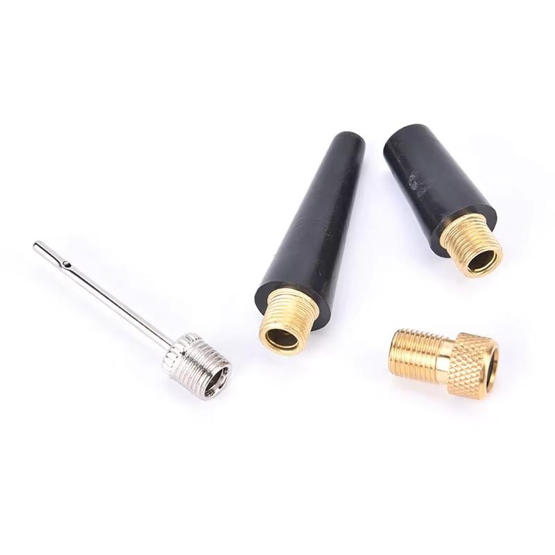Threaded Inflation Valve Bicycle Valve Conversion Head 1/3/4Pcs Inflating Needle Kits Ball Bike Tire Tube Inflator Air Pump Tool