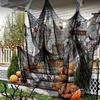 Torn Black Gauze Fabric For Halloween Haunting House Scary Party Decoration Horror Theme DIY Adjustable Efficient Cloth