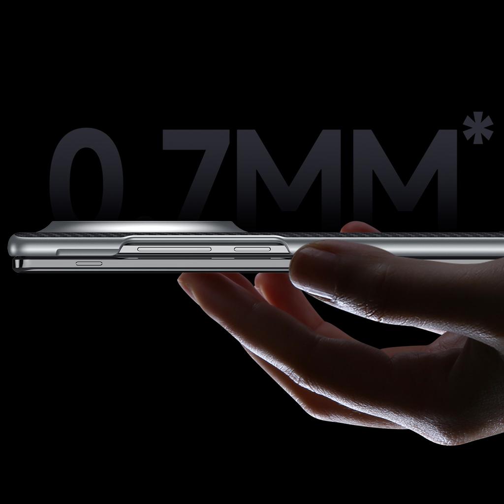 SULADA For vivo X Fold3 Magnetic Case Leather+PC Drop-Proof Shell Supports Wireless Charging