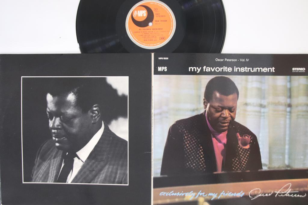LP Record OSCAR PETERSON - My Favorite Instrument MPS15031 MPS France Jazz Used