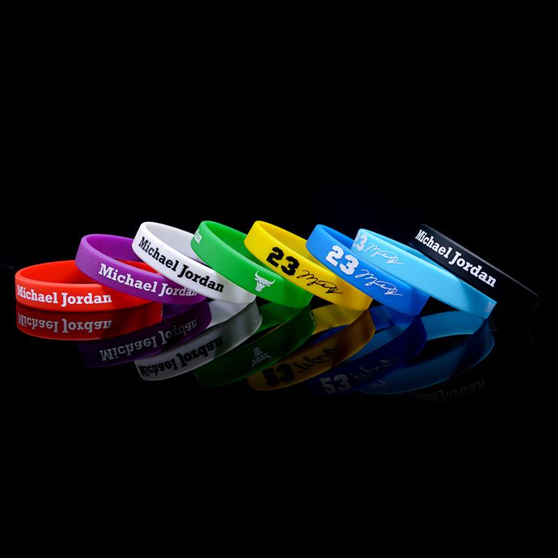 Braccialetti in Silicone da Stella NBA: Kobe, LeBron, Curry, Irving, Durant - Braccialetti per Fan di Basket e Calcio
